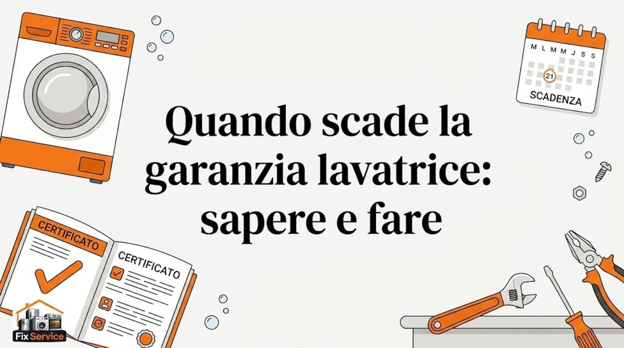 Quando scade la garanzia lavatrice: cosa sapere e fare